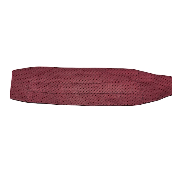 Vintage cummerbund red black polka dot Two Blondes | Accessories | Vintage Cummerbund Red Black  main image 3