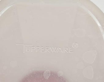 タッパーウェア 楕円形保存容器 赤い蓋 プラスチック 密閉整理 1614