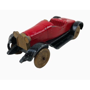 Vintage 1960 Tootsie Toy 1919 Stutz Bearcat Classic Series Red Black