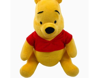 Disney Winnie The Pooh Plush Teddy Bear Stuffed Animal Toy Pet Smooth Surface