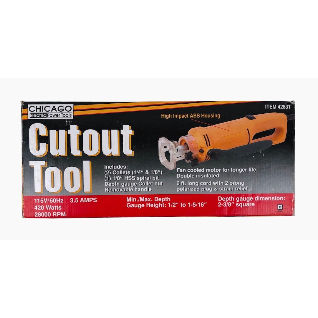 Vintage Chicago Cutout Tool Electric Power Tools 420 Watts Item 42831 ...
