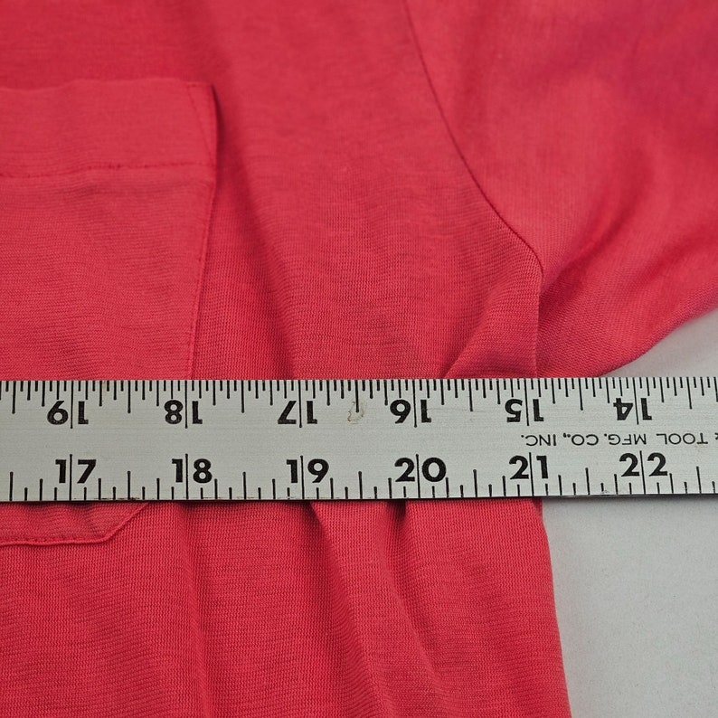 RHM Classic Mens Polo Shirt Size L Coral Solid Short Sleeve Pocket