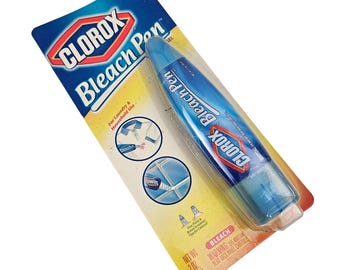 Clorox Bleach Pen Dual Tip Laundry Household Use NIP Vintage Discontinued