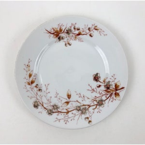 Marx And Gutherz Carlsbad Austria Ceramic Floral Salad Dessert Plate Vintage