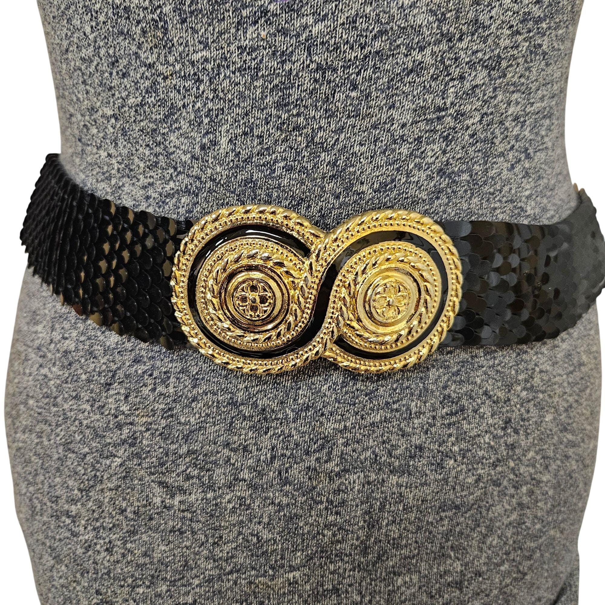 Vintage Gold Scale Belt - Etsy