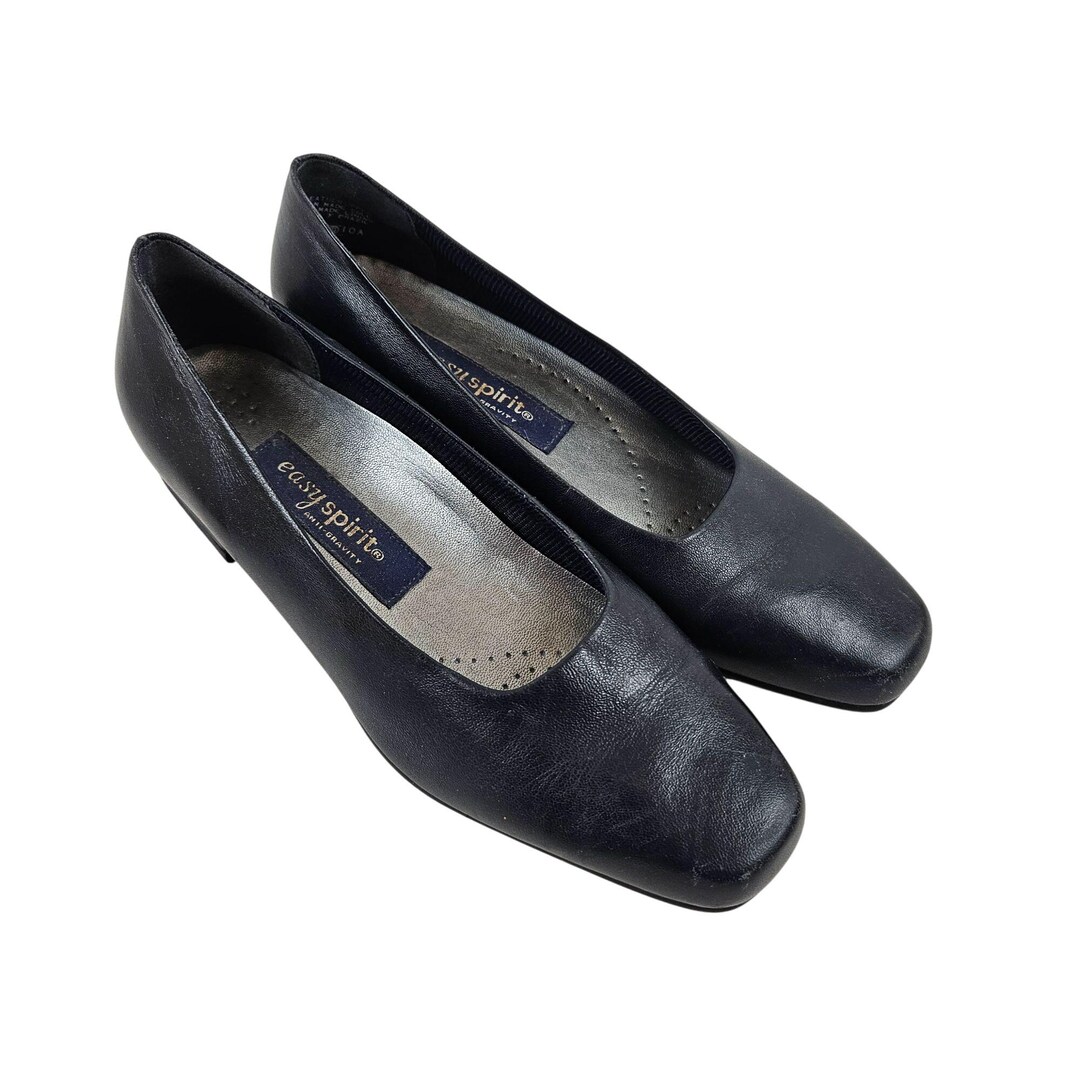 Easy Spirit Womens Size 7.5M Anti Gravity Blue Leather Square Toe Heels Brazil - Etsy Easy Spirit Womens Size 7.5M Anti Gravity Blue Leather Square Toe Heels Brazil - Etsy