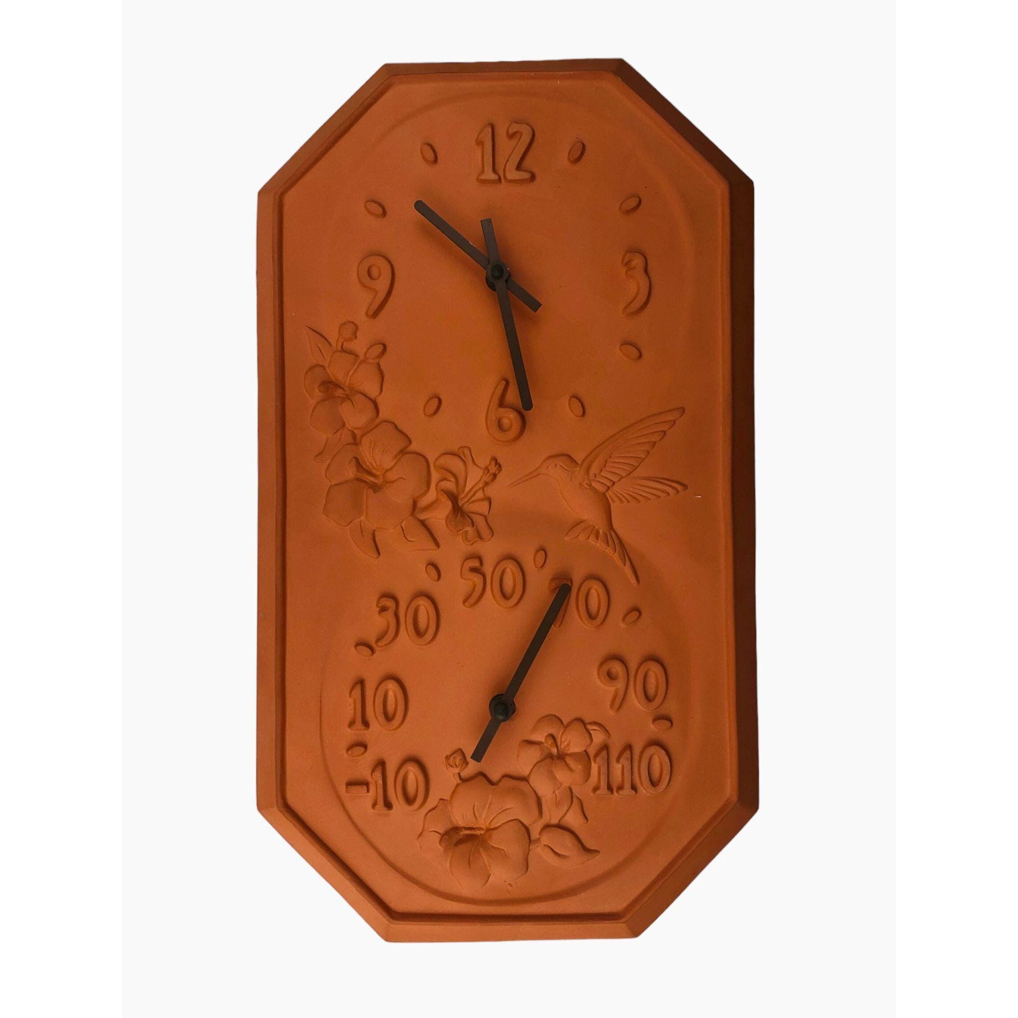 terracotta garden barometer