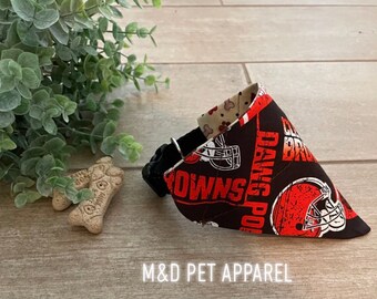 cleveland browns cat collar