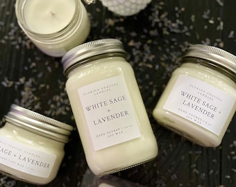 White Sage + Lavender | Spring Candle | Summer Candle| Wax Melt