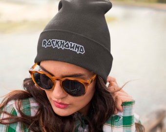 Rockhound Beanie Geology hat, Geologist gift, Geology student, Unisex, Gift hat, crystals, minerals