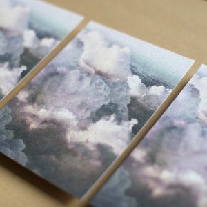 3er Set Postkarten - Wolken