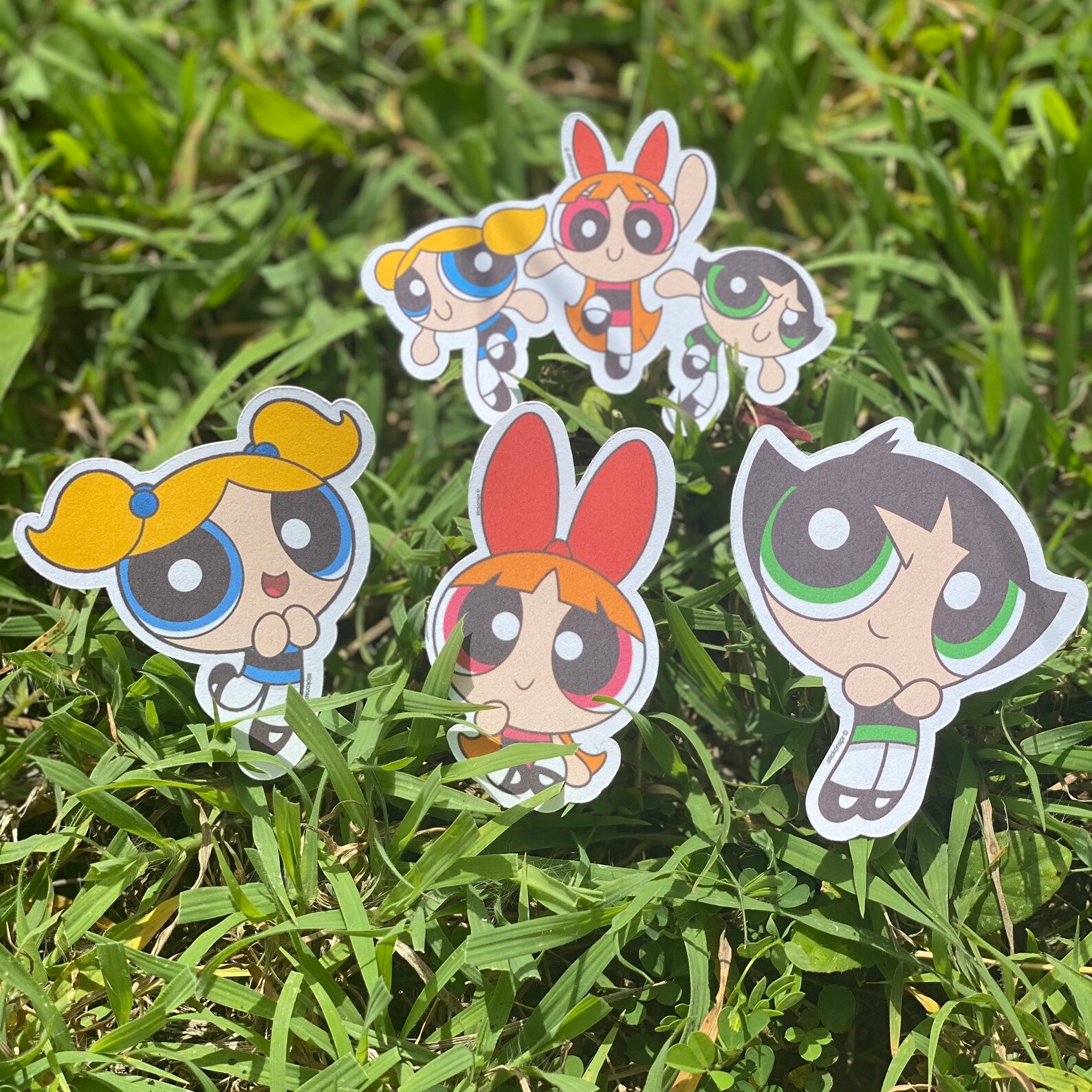 Power Puff Girls Stickers Etsy