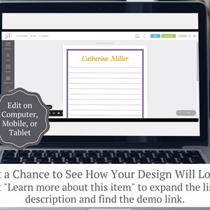 Printable Notepad Notepad Digital Download Custom Note Paper ...