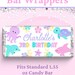Under the Sea Birthday Favor Candy Bar Wrappers Ocean Birthday Party ...