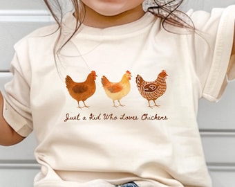 Kids Chicken Shirt Chicken Shirt Toddler Chicken Tee Chicken Lover Gift Funny Kid Shirt Chicken Lovers Shirt Toddler Girl Shirt Cute Chicken