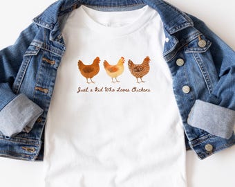 Kids Chicken Shirt Chicken Shirt Toddler Chicken Tee Chicken Lover Gift Funny Kid Shirt Chicken Lovers Shirt Toddler Girl Shirt Cute Chicken