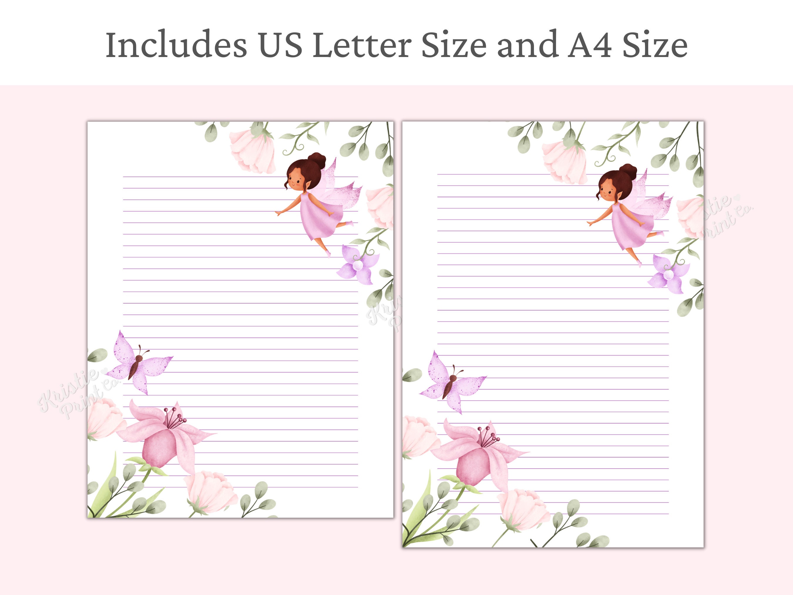 Sweet Cherry Pattern Gift Wrap Paper - 4 Large Sheets For Birthdays & Special Occasions