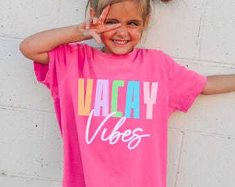 Vacay Vibes Shirt Family Trip Shirts Girls Trip Shirt Matching Trip Shirts Beach Vacation Shirt Family Vacation Tee Vacation Shirt Women Tee