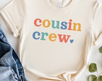 Adult Cousin Shirt Cousin Crew Shirts Adult Family Reunion Shirt Matching Cousin Tee Family Cousin Gifts Cousin Crew Tshirt Family Trip Tees
