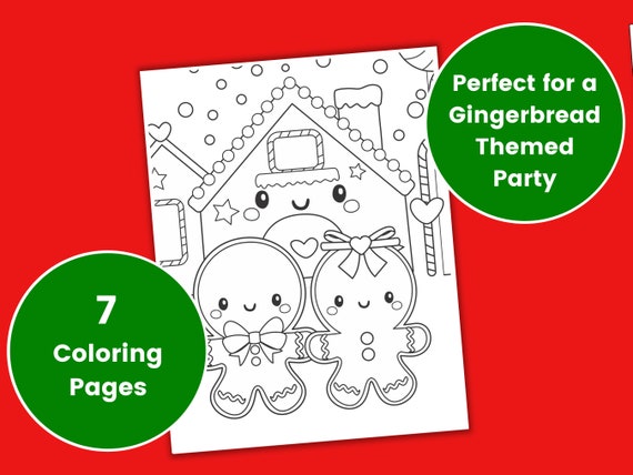 Blank Gingerbread Girl Coloring Pages