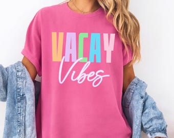 Vacay Vibes Shirt Family Trip Shirts Girls Trip Shirt Matching Trip Shirts Beach Vacation Shirt Family Vacation Tee Vacation Shirt Women Tee