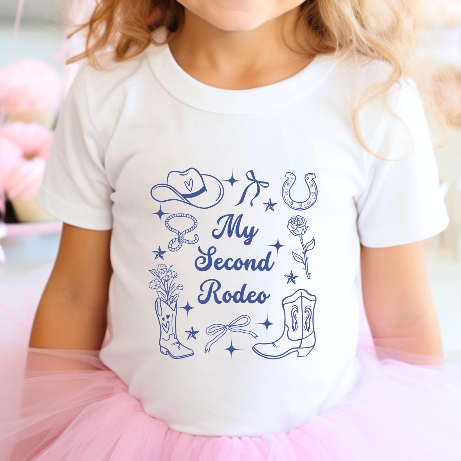 Girl 2nd Rodeo Shirt Girl Rodeo Party Cowgirl 2nd Birthday Western ...