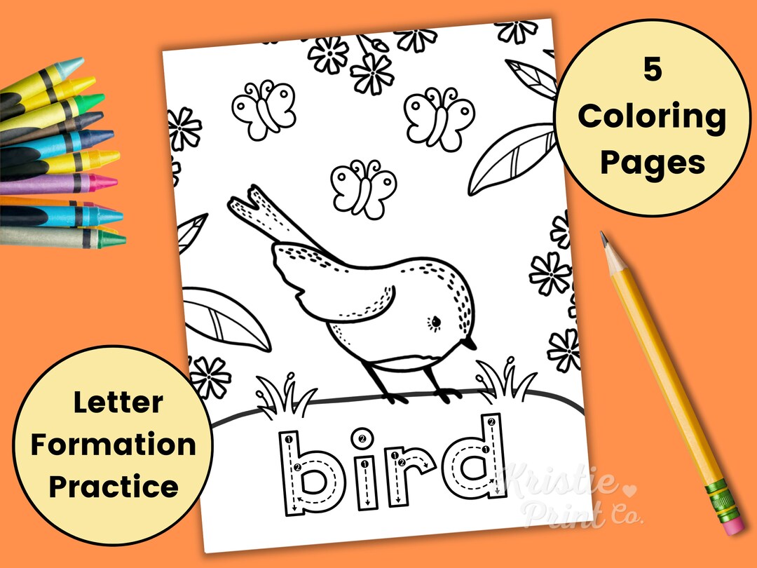 Coloring Pages for Preschool, Letter Formation, Toddler Writing