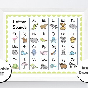Cute Alphabet Coloring Pages, ABC Poster, ABC Coloring, Printable ...