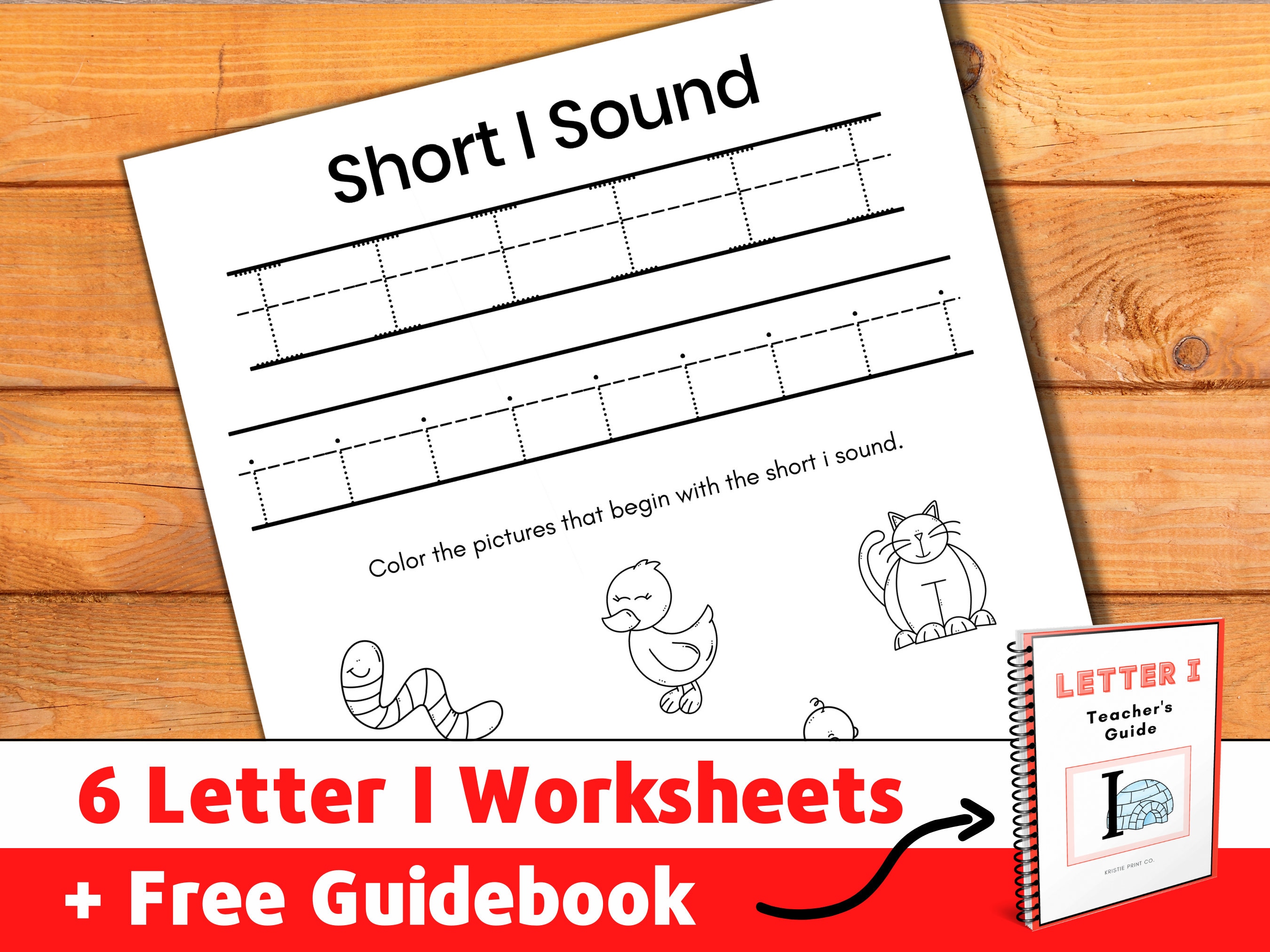 letter i worksheet printables phonics worksheets etsy