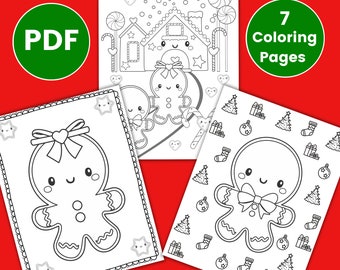 Gingerbread Man Coloring Pages, Gingerbread Girl, Kids Party Games, Christmas Activities, Gingerbread Party Favor, Christmas coloring pages