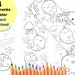 Coloring Bookmarks for Kids, Printable Bookmarks to Color, Narwhal ...