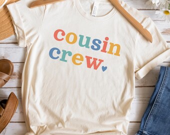 Adult Cousin Shirt Cousin Crew Shirts Adult Family Reunion Shirt Matching Cousin Tee Family Cousin Gifts Cousin Crew Tshirt Family Trip Tees