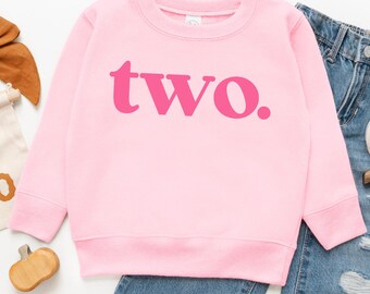 Sudadera de segundo cumpleaños, camiseta de segundo cumpleaños, camiseta de niño, camiseta de dos años para niño, camiseta de dos años para niña, camiseta vintage de cumpleaños para niño pequeño, camiseta de dos años larga