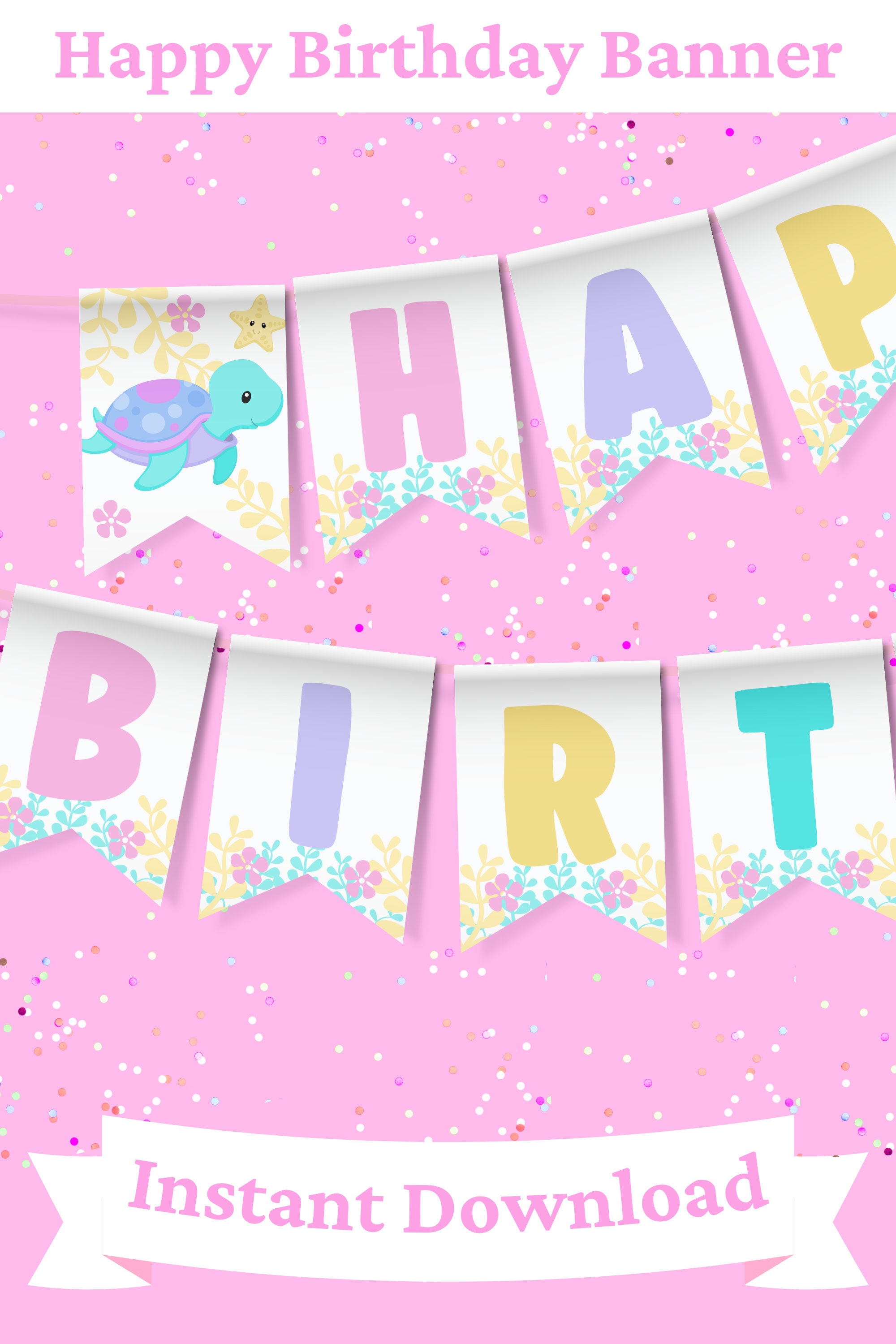 JOYMEMO Daisy 1st Birthday Party Decorations, Pink And Apricot Balloons