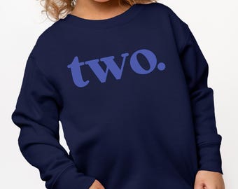 Sudadera de segundo cumpleaños, camiseta de segundo cumpleaños, camiseta de niño, camiseta de dos años para niño, camiseta de dos años para niña, camiseta vintage de cumpleaños para niño pequeño, camiseta de dos años larga