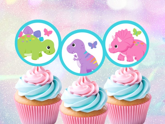 WERNNSAI Watercolor Dinosaur Party Cupcake Wrappers - 50 PCS Dino Birthday Party Supplies For Kids Boys Dinosaur Theme Cupcake Decorations Cake Table Decor B098rr3dzk