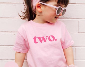 Second Birthday Shirt Two Shirt for Boy Two Shirt Girl Vintage Toddler T Shirt Natural Toddler Shirt 2nd Birthday TShirt 2 Year Old Vintage