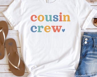 Adult Cousin Shirt Cousin Crew Shirts Adult Family Reunion Shirt Matching Cousin Tee Family Cousin Gifts Cousin Crew Tshirt Family Trip Tees
