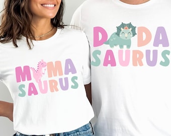 Matching Dinosaur Shirts Girl Mamasaurus Shirt Dadasaurus Shirt Three Rex Family Shirts Matching Family Birthday Shirts 3 Rex Birthday Girl
