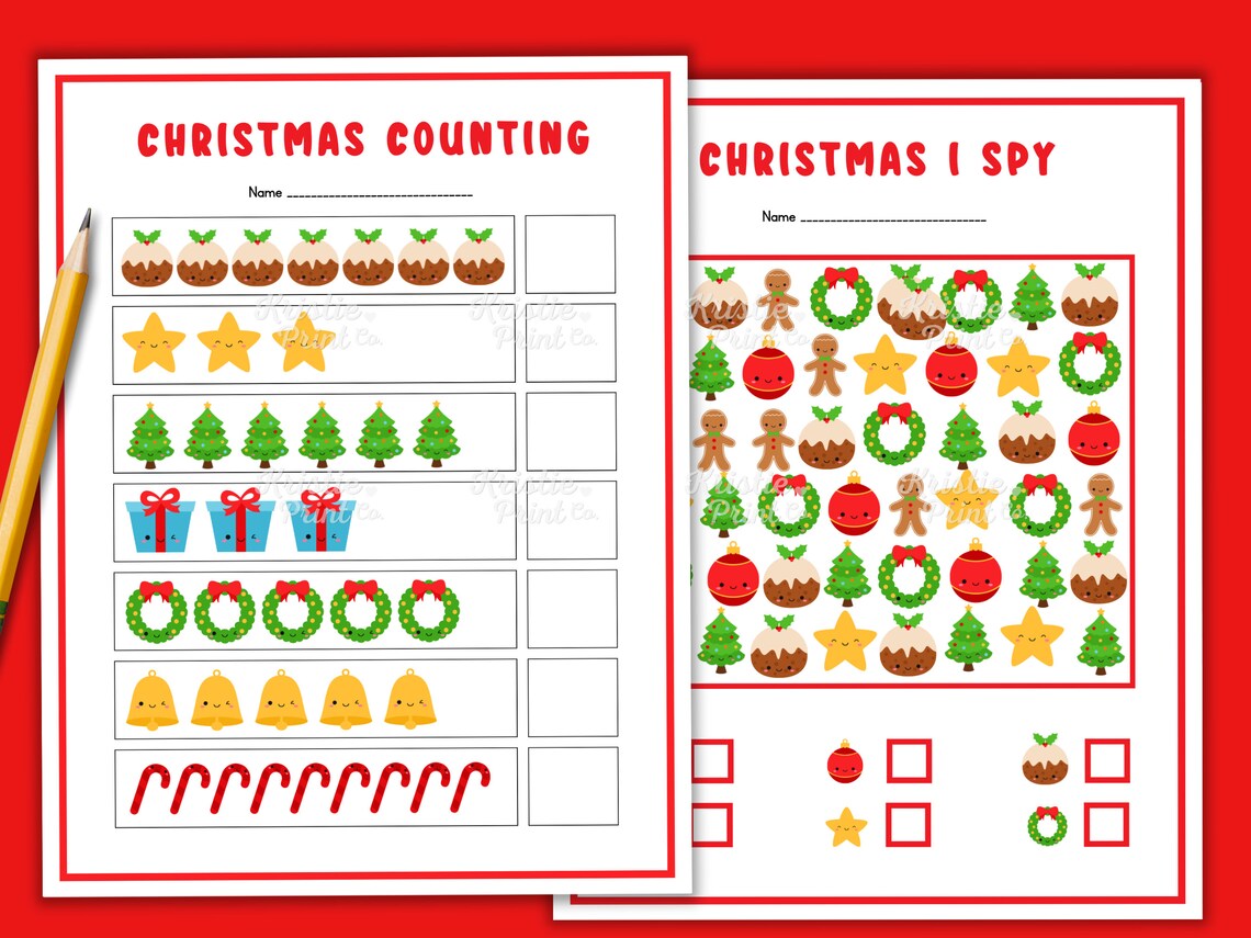 Christmas Activities Printable, Preschool Worksheets for Teacher ...