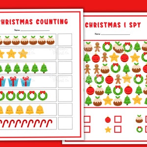 Christmas Activities Printable, Preschool Worksheets for Teacher ...