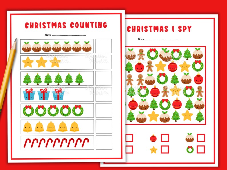 Christmas Activities Printable, Preschool Worksheets for Teacher ...