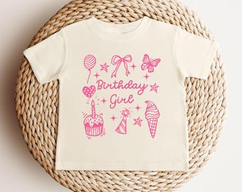 1st Birthday Shirt Girl First Birthday Shirt for Baby Girl Baby Shirt Birthday 1 Year Old Birthday Gift Cake Smash Shirt Birthday Girl Tee
