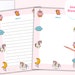 Kawaii Stationery Printable Cute Stationery Paper Unicorn Stationery ...