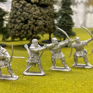 NEW!! Scots 13th 14th Century Archers Group 2 , 28mm, metal, medieval, (medbury design) , for Scottish Wars, HYW, WotR, Oathmark, SAGA etc