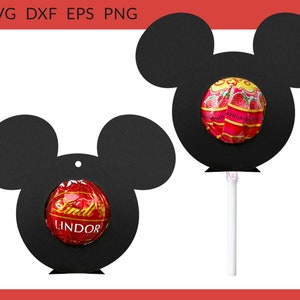 Mouse Lollipop Holder in formato SVG, Mouse Chocolate Holder in formato SVG, Mouses Lollipop in formato SVG, Mouse Chocolate in formato SVG, Holder Cricut Silhouette dxf eps png