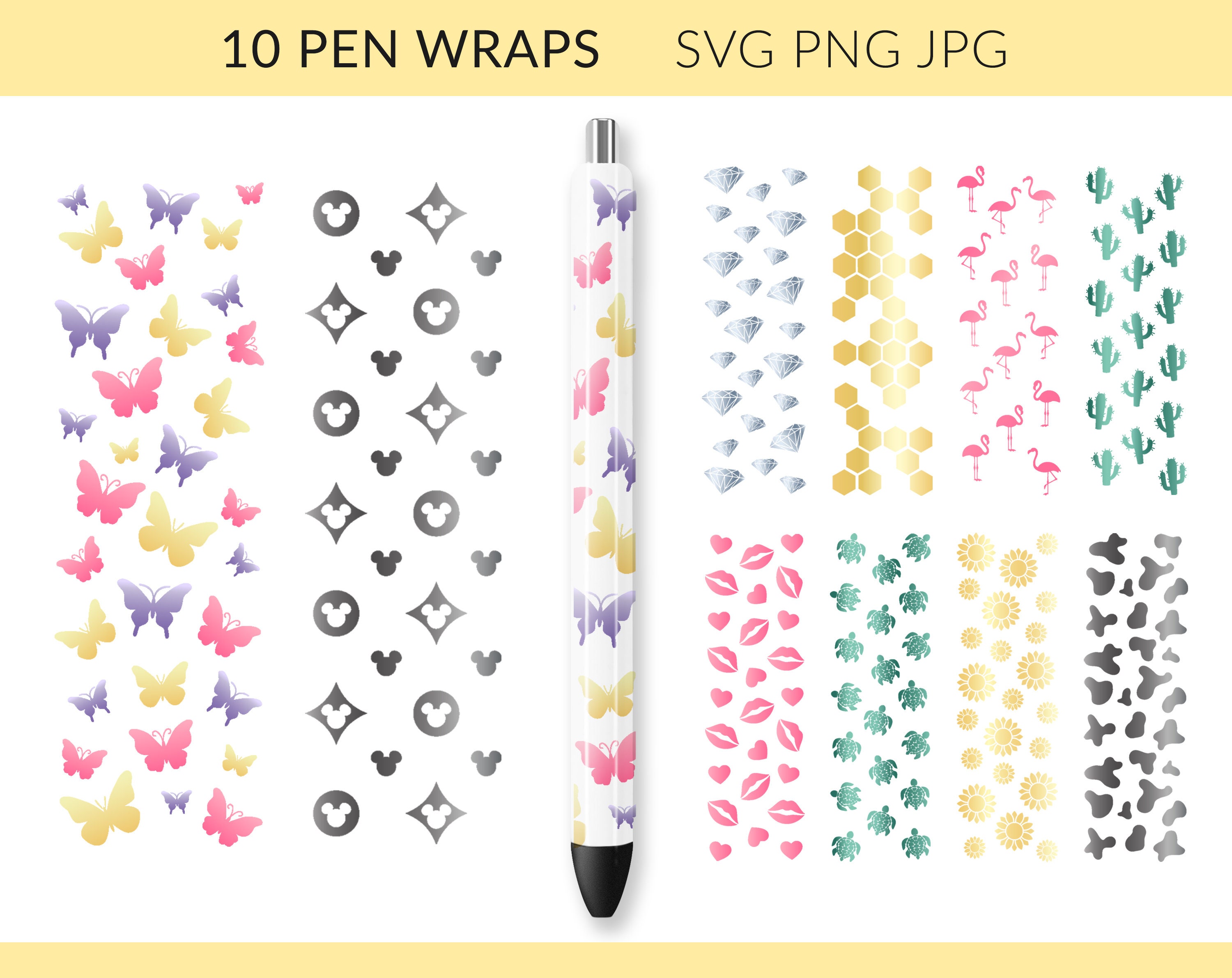 Louis Vuitton Pen Wraps Digital Download