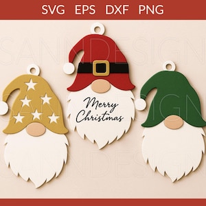 Gift Tag svg, Gift Tag Bundle svg, Christmas Gift Tags svg, Gnome Gift Tag svg, Gnomes Gift Tags svg, Glowforge Cricut Christmas Gift Tag image 1