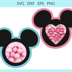 Candy Holder svg, Mouse Candy Holder, Cute Candy Holders svg, Candy Ornaments svg, Treat Holders svg Cricut Silhouette