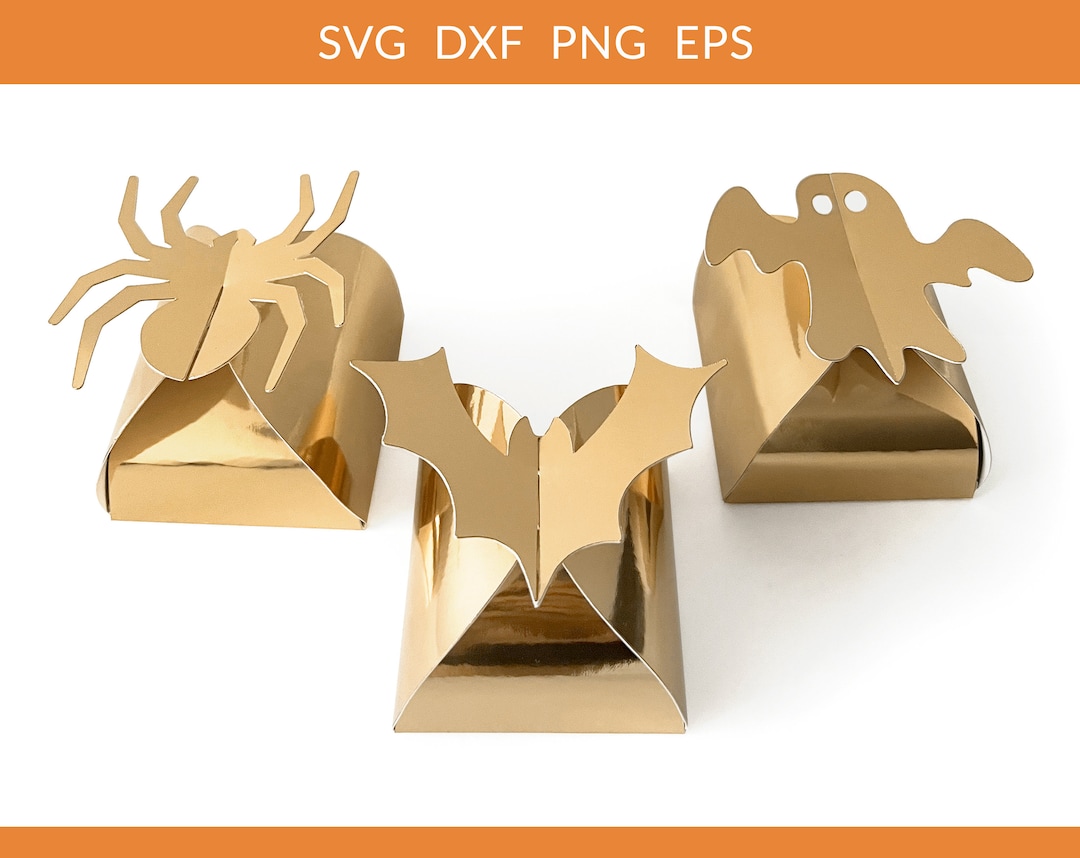 Halloween Box Svg, Halloween Box Template, Halloween Treat Box Svg